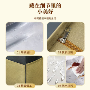 Zhiwang Insulated Cooler Bag Purple Portable Lunch Tote For Outdoor Picnic And School Use - Product Image 4