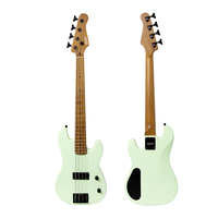 Gitar Bass Elektrik Mini Travel, Bass Ukuran Pendek Skala Pendek, Gitar Bass 4 Senar Portabel Grosir Pabrik OEM