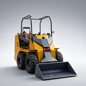 <b>Stand</b> on Skid Steer Mini Front with Water-cooled Engine for 24 Hours of Continuous Operation - Product Image 4