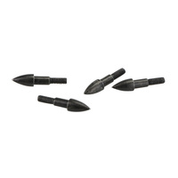 Pointe de flèche de tir à l'arc en acier synthétique de 75 grains, noire, pour flèches de chasse et de tir sportif