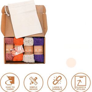 Sac fourre-tout en coton biologique écologique avec logo personnalisé sac en filet pliable pour les courses de fruits et légumes utilisation de cadeaux alimentaires - Product Image 2