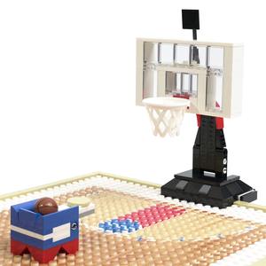 354PCS MOC4172 City Series Sport Scene <b>Basketball</b> Field Bricks Battle Race Model Plastic Block Set DIY Creative Toys Gift <b>for</b> 14 - Product Image 4