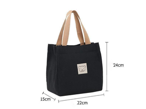Sac fourre-tout en toile de coton mini professionnel en gros, avec logo personnalisé, réutilisable, pour cadeaux promotionnels - Product Image 2