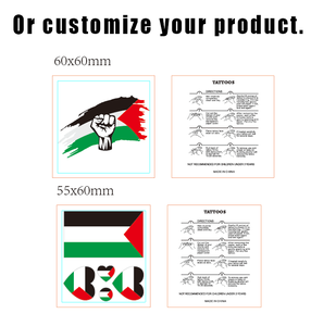 Высококачественный настраиваемый Флаг Болельщиков футбольного матча, оптовая продажа, праздничная вечеринка, временные бумажные татуировки для лица - Product Image 5