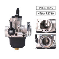 24mm Dellort PHBL 24AS Carburateur de moto Carb 4 temps R2710 Carburateur pour 100CC 250CC Racing Scooter Dirt Bike