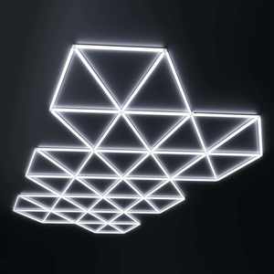 Hexagonal Garage Lighting LED Car Repair <b>Light</b> Waterproof Car Wash Dedicated Car Wash Area <b>Light</b> and Professional Garage <b>Ceiling</b> - Product Image 1