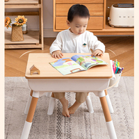 Chaise d'apprentissage moderne pour enfants, réglable à plusieurs niveaux, en plastique et bois massif, protection de l'environnement, chaise mignonne pour bébé