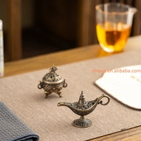 Prix usine brûleur d'encens 9cm petite lampe arabe forme encens centés encensoir Antique porte-poudre maison décor cadeau
