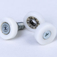 Sistema de Puerta Corredera, Amortiguador de Puerta Corredera de Cierre Suave, Rodillos de Alta Resistencia, Madera Fantasma, Súper Suave y Duradero, 80 KG