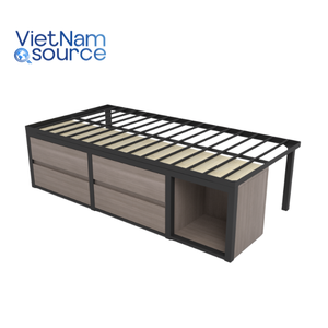 Juego de muebles de colchón de cama de Vietnam económico para habitaciones de estudiantes, juego de cortinas cómodas para el hogar - Product Image 1