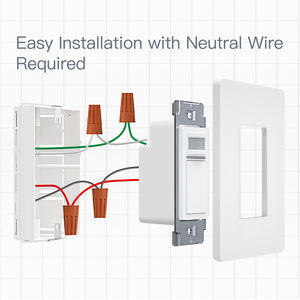 สวิตช์ไฟอัจฉริยะ SLS WiFi พร้อมเซ็นเซอร์ตรวจจับความเคลื่อนไหวแบบ PIR และเซ็นเซอร์ตรวจจับแสง รองรับการใช้งานกับ Alexa - Product Image 5