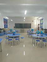 Escritorio Escolar Personalizado para Aula de Geografía, Tamaño, Color y Material Personalizables, Muebles Escolares al por Mayor, Directo de Fábrica, ODM, OEM
