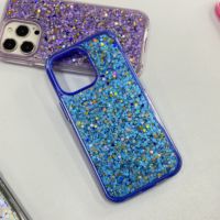 Coque de téléphone en sable mouvant d'amérique du sud pour Tecno Camon 18i/Pova neo Epoxy pailleté