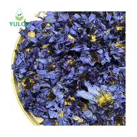 Thé de fleurs de lotus bleues séchées à l'air chaud, naturel, de haute qualité, en gros