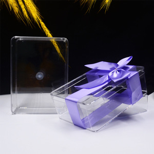 Vente en gros de boîtes transparentes rectangulaires, boîtes de rangement en plastique rigide de qualité alimentaire, et boîtes cadeaux pour noix sèches - Product Image 1