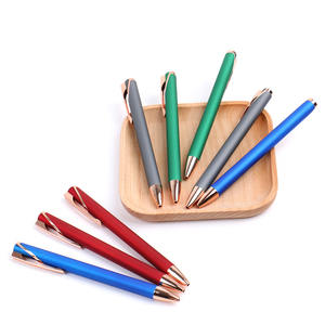 Bolígrafo de Aluminio de Lujo Promocional con Pantalla Táctil Personalizada, Recarga de Tinta de Color Oro Rosa, Punta Metálica de 0.7/1.0 mm - Product Image 2