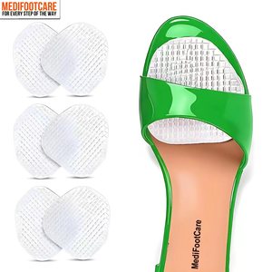 Coussinets métatarsiens <span class=keywords><strong>pour</strong></span> femmes, coussinets <span class=keywords><strong>pour</strong></span> l'avant-pied <span class=keywords><strong>pour</strong></span> talons hauts, coussinets antidérapants confortables, inserts de chaussures en gel, soulagement de la douleur au pied, taille unique - Product Image 1