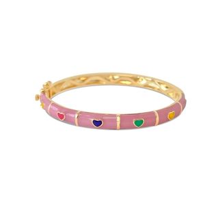 <strong>Child</strong> Enamel Baby <strong>Bracelet</strong> Gold Plating Jewelry Square Shape Heart Bangle Opening Bangle Women 925 <strong>Silver</strong> Bangle <strong>Bracelets</strong> - Product Image 1