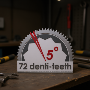 Llave de Impacto Neumática Ergonómica Fervi de 72 Dientes con Inclinación de 5 Grados - Product Image 2