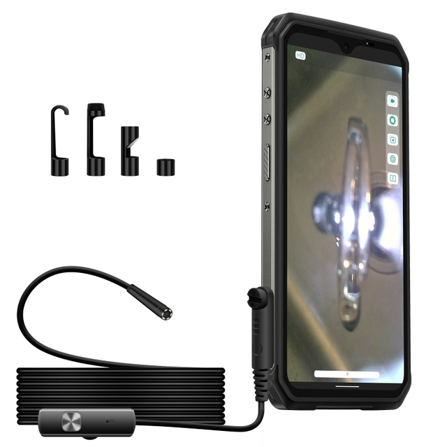Ultimate For Ulefone E1 Three In One IP67 Waterproof Inspection Endoscope Cam With Front Facing Camera
