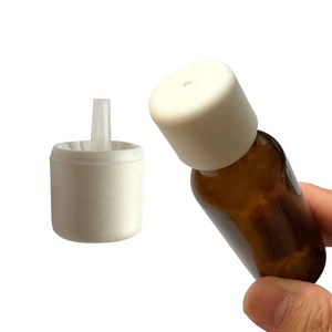 Couleur blanche 18mm Euro Dropper Temper Evident <span class=keywords><strong>Cap</strong></span> pour Huile Essentielle 30ml Ambre Bouteille <span class=keywords><strong>En</strong></span> Verre - Product Image 1