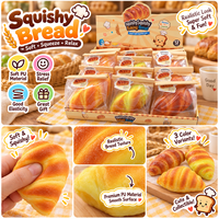 Jouet Squishy en PU en forme de pain torsadé de grande taille, à remontée lente, anti-stress, vente en gros, directement de l'usine, personnalisation OEM ODM