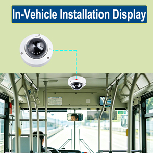 Cámara de Vigilancia Profesional para Vehículos, Grabación de Audio y Video Sincronizada, Perspectiva Amplia, 1080P AHD, Tipo Domo, para Autobuses, RV, OEM/ODM - Product Image 3