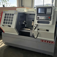 Tour à lit plat de haute précision CK6432, guidage à induction Fanuc, précision de répétabilité de 0,01 mm, garantie 1 an, neuf