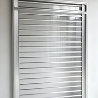 Porte à enroulement transparente électrique automatique sur mesure, directement de l'usine, avec vue complète en cristal