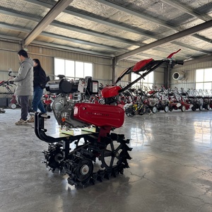 Mini-<span class=keywords><strong>motoculteur</strong></span> à double chaîne diesel <span class=keywords><strong>ou</strong></span> essence pour ferme - Product Image 2