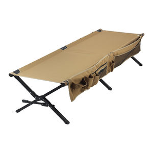 Cama de Camping Plegable Portátil de Alta Calidad para Exteriores, Ultraligera, Duradera y Compacta, con Bolsillo Lateral - Product Image 6