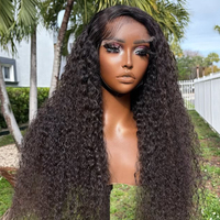 Perruque Lace Front sans colle, ondulations Water Wave, HD, brésilienne, pour femmes noires, en cheveux humains, 13x6, bouclée