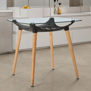 Meubles <span class=keywords><strong>de</strong></span> salle à manger, <span class=keywords><strong>table</strong></span> <span class=keywords><strong>en</strong></span> <span class=keywords><strong>verre</strong></span> <span class=keywords><strong>de</strong></span> style nordique, design chic <span class=keywords><strong>et</strong></span> simple, <span class=keywords><strong>table</strong></span> d'appoint multifonctionnelle pour le salon - Product Image 3