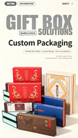Boîte cadeau en carton rigide de luxe personnalisable avec logo, couleur personnalisable, revêtement UV, fermeture magnétique en éponge, écologique