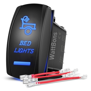 Xe tải giường đèn Rocker chuyển 5 pin Laser Camper LED chuyển đổi ánh sáng xe 12V Rocker chuyển on off cho Pickup Thuyền chở hàng <span class=keywords><strong>RV</strong></span> Jeep - Product Image 1