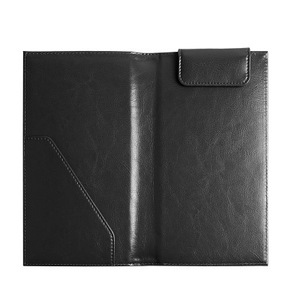 Personalizable logotipo impreso nuevo menú de orden de moda multi-tarjeta de posición de cuero de la pu de punto comida carpeta - Product Image 4