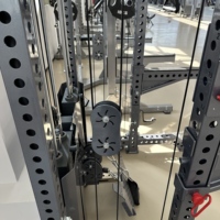 BJ6001 Équipement de fitness professionnel commercial, Appareil de musculation pour les épaules avec fonction d'entraînement intégrée