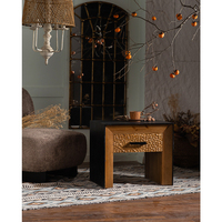 Table basse en bois en gros, design contemporain style ferme, pour usage intérieur et extérieur dans les hôtels, restaurants, salons et chambres.