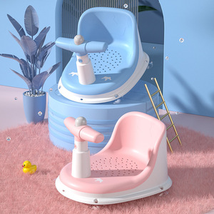 Asiento de Baño para Bebé Multifuncional Reclinable Antideslizante de Material PP de 0 a 12 Meses para Uso en el Inodoro - Product Image 1