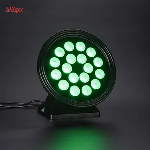 Arandela de pared LED para exteriores, foco redondo con cambio de Color RGBW, 4 en 1, 72W, para construcción Exterior, decoración de Hotel y fuente