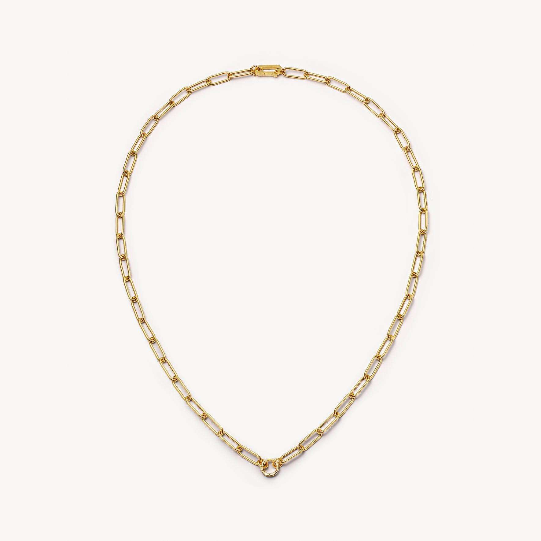 Gold Paper clip chain