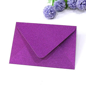 Sac d'emballage cadeau de <span class=keywords><strong>taille</strong></span> et de couleur personnalisées, <span class=keywords><strong>enveloppe</strong></span> de bureau, <span class=keywords><strong>enveloppe</strong></span> d'invitation de mariage, enveloppes scintillantes - Product Image 5