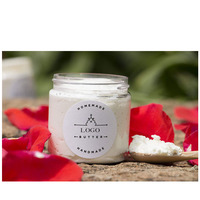 Meilleure Vente Crème Fouettée Corporelle Végétalienne, Hydratante, à l'Huile de Coco et au Beurre de Karité, Bio et Marque Blanche