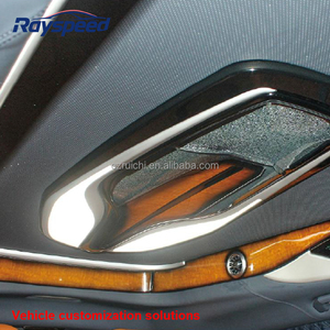 Vehículo de Lujo <span class=keywords><strong>Toyota</strong></span> Hiace de 9 Plazas, Conversión Completa con Interior Negro y Naranja, Volante a la Izquierda, Interior Completo en Venta - Product Image 6