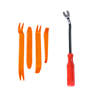 Kit d'outils de démontage de panneaux automobiles portable et durable, fourni par l'usine, pour garnitures de porte, tableau de bord, audio, outil de levier, extracteur de clips et de fixation
