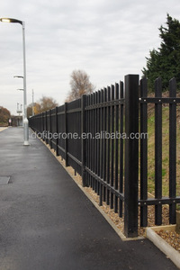 Clôture de <span class=keywords><strong>palissade</strong></span> en fibre de verre GRP FRP pour l'extérieur Design extérieur moderne norme britannique WPC - Product Image 6