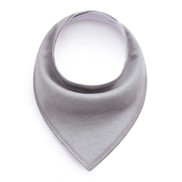 Bavoirs triangulaires en coton 100 % biologique, couleur unie, lavables, pour bébés et nouveau-nés – Vente en gros