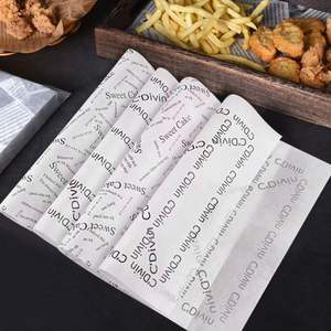 Customize Logo Sandwich Packaging Deli Greaseproof Pe Wax Burger <b>Food</b> <b>Wrapping</b> - Product Image 5