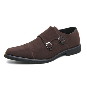 Men's Large-Sized Wedding Casual Shoes Fashionable <b>Matte</b> Single Lace-Up Closure Light Weight Anti-Slip Breathable Trendy - Product Image 1