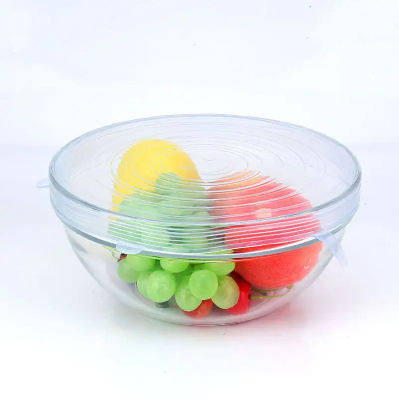 New Best Selling Eco Large Discount Food Saving Kitchen Use Silicone Container Lid For Food/Bowls/Containers/Jars